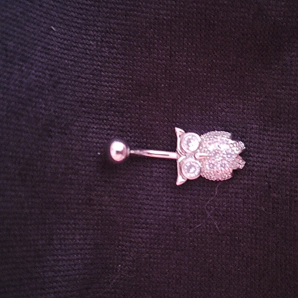🆕️ Owl belly button ring - Picture 1 of 3